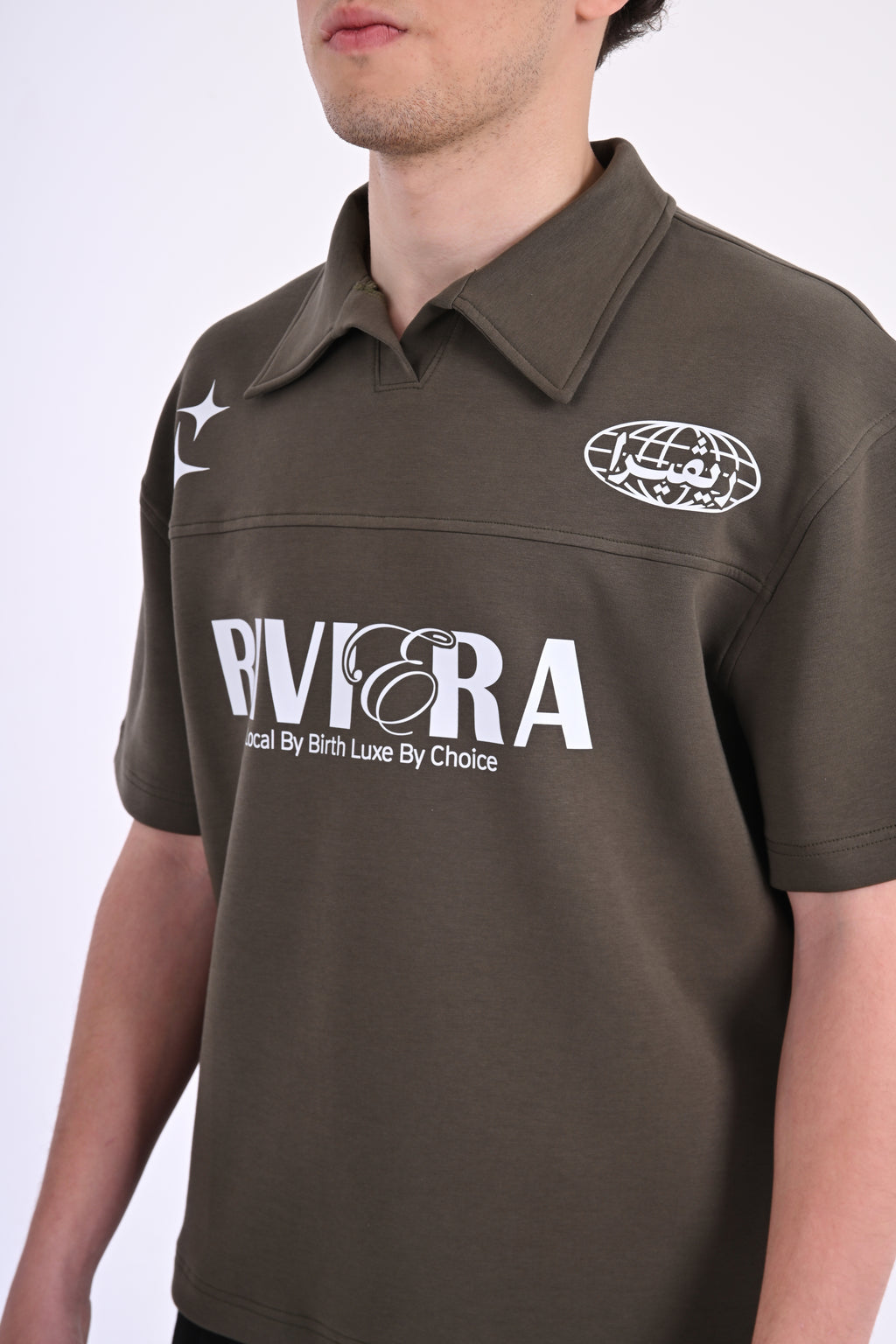League Olive Polo