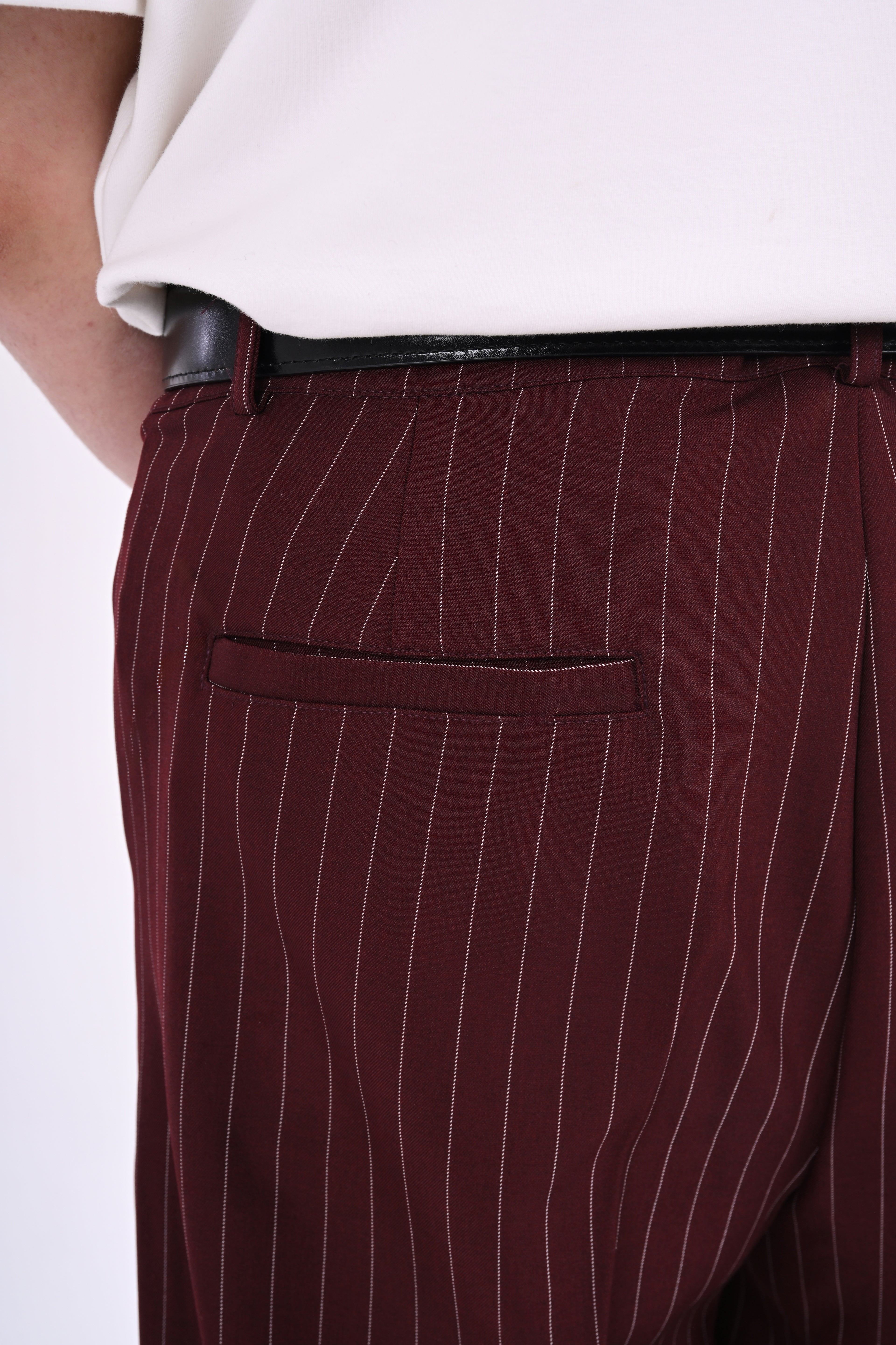 Classic Pinstriped Pants