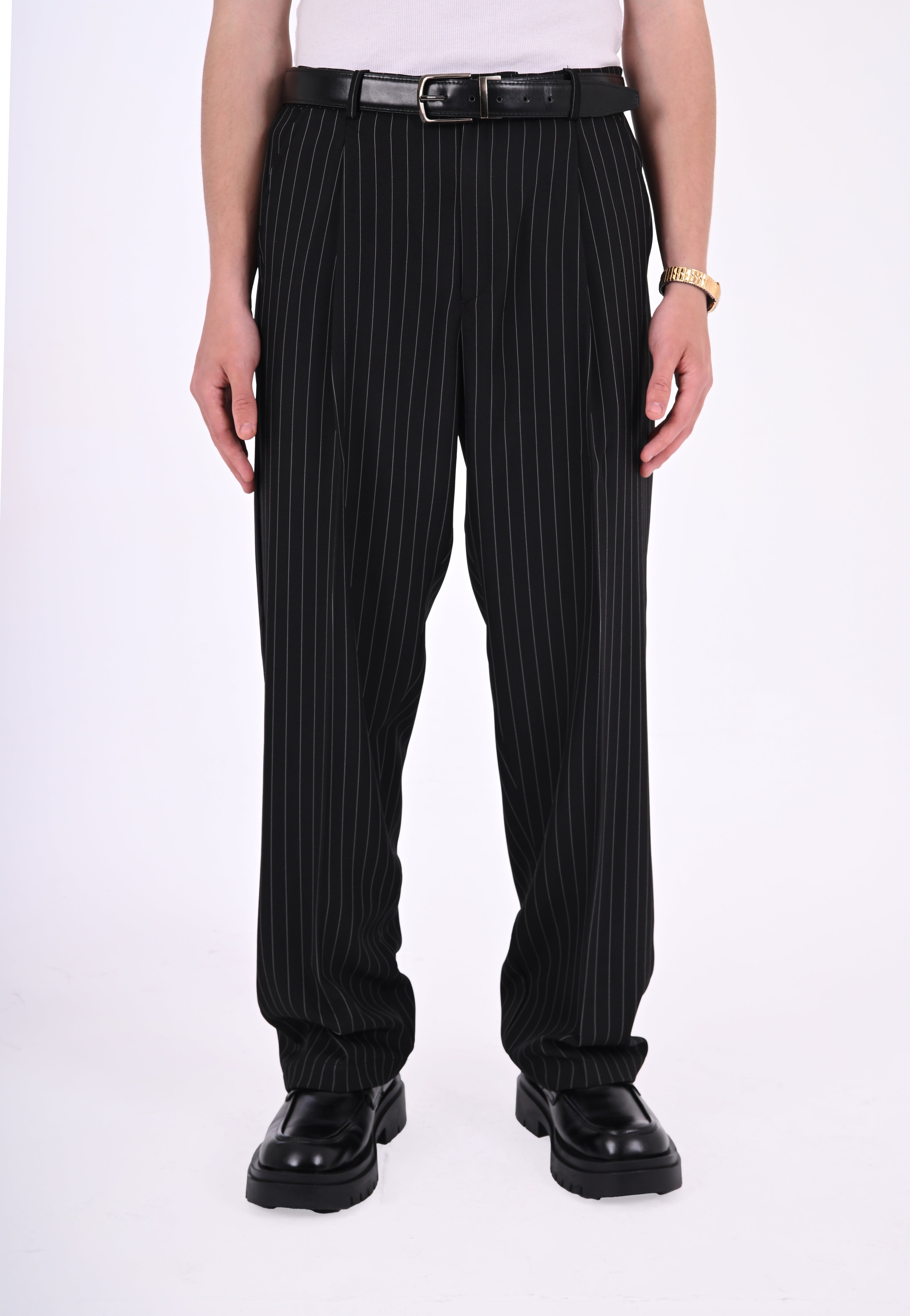 Classic Pinstriped Pants